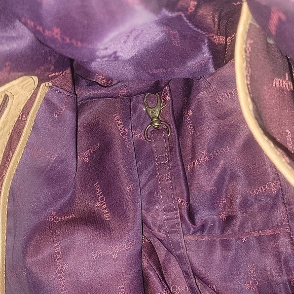 Anuschka Blue Hand Painted Leather Shoulder Bag - Picture 14 of 16